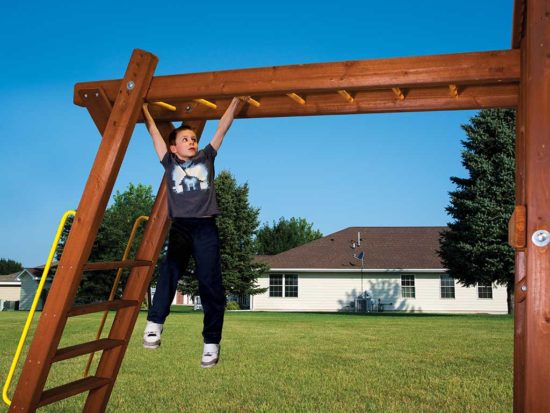 179 Monkey Bars Sunshine and Rainbow