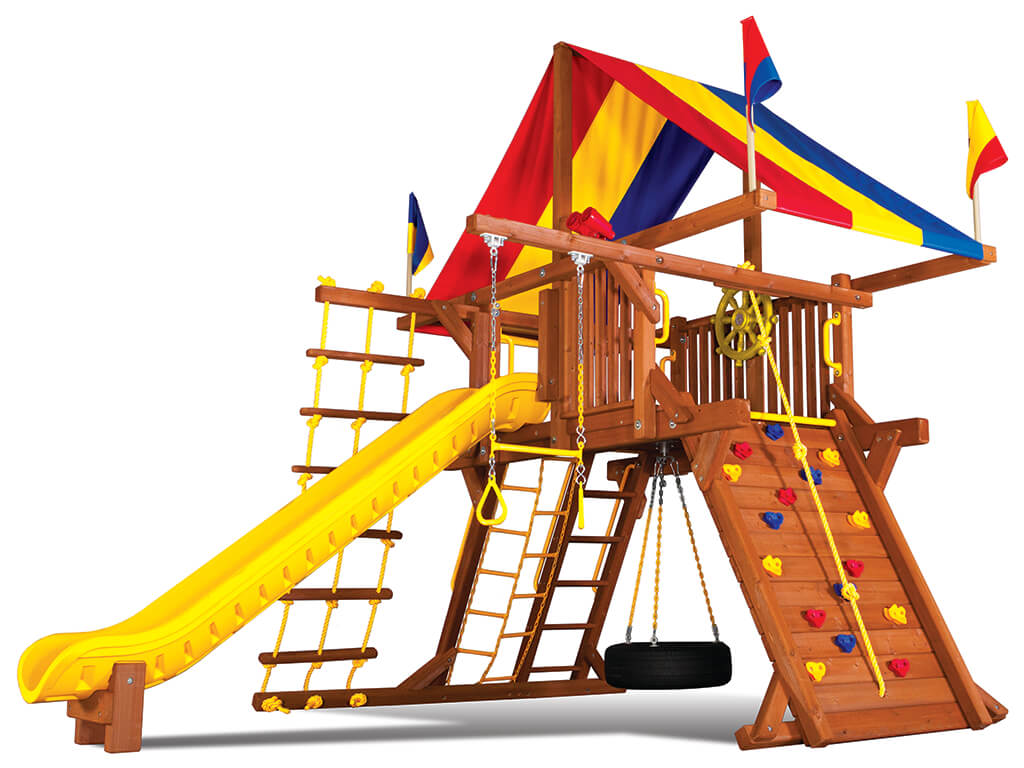 step-1-choose-style-castle-swing-set A castle style swing set