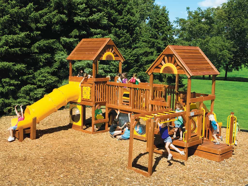 C7 Rainbow Play Village Design B