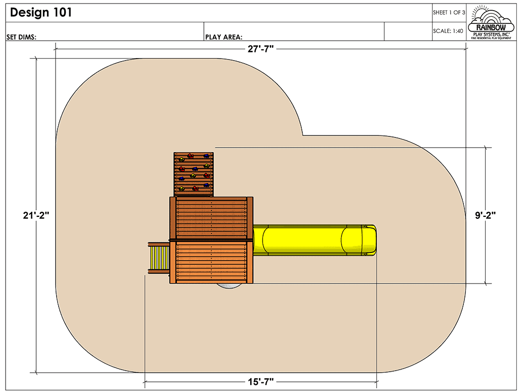 (C12) RAINBOW PLAY VILLAGE DESIGN 101