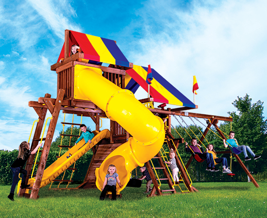 15J Sunshine Castle Pkg V with 270 Spiral Slide