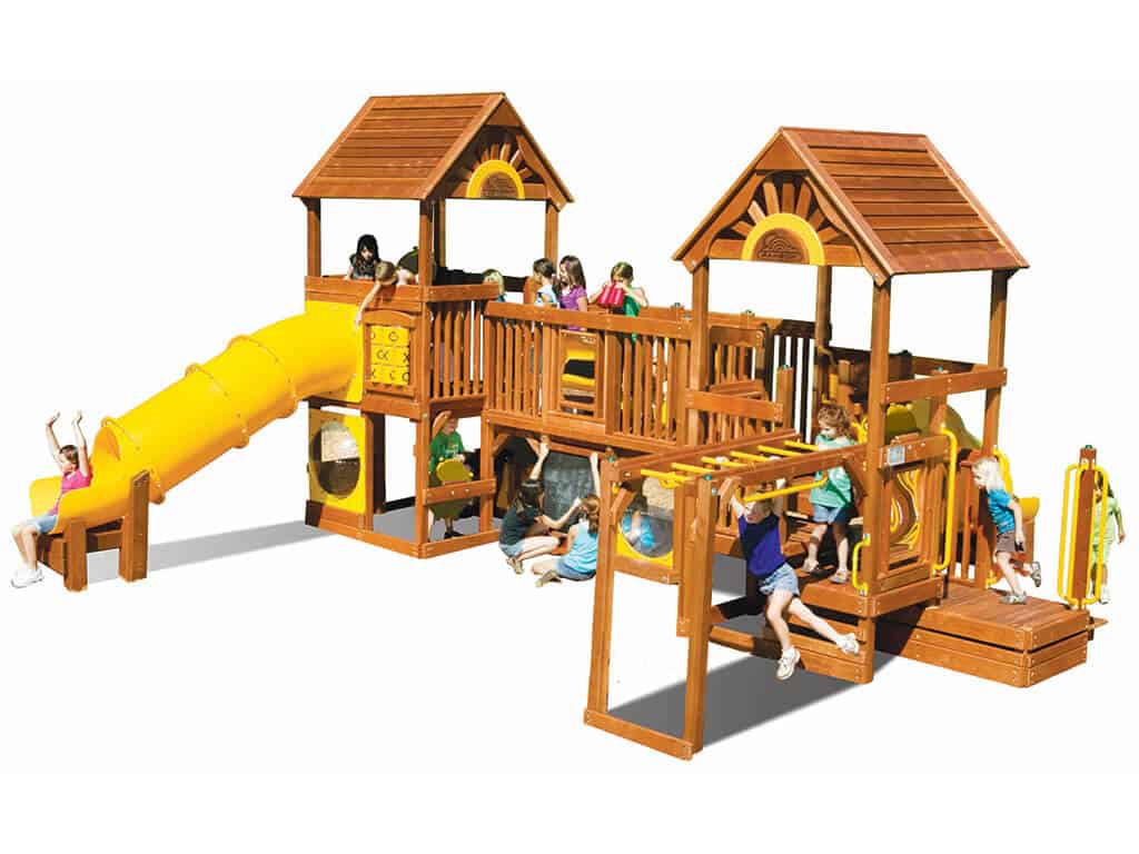 C7 Rainbow Play Village Design B