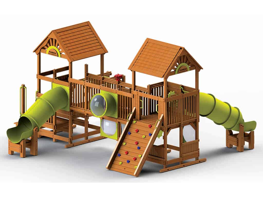 C7 Rainbow Play Village Design B