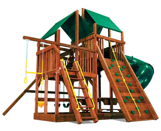 45B King Kong Clubhouse Pkg II with 360 Spiral Slide