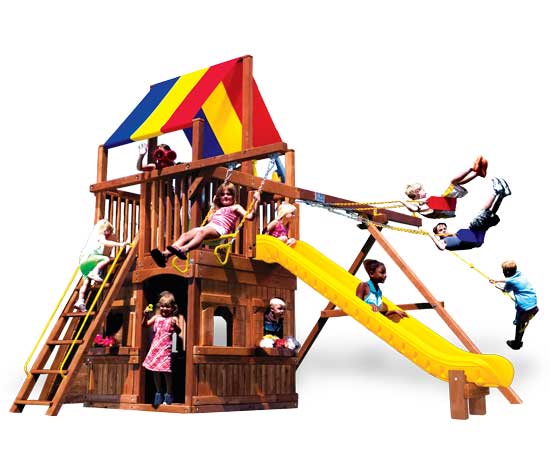 37B Rainbow Clubhouse Pkg II w/ Playhouse