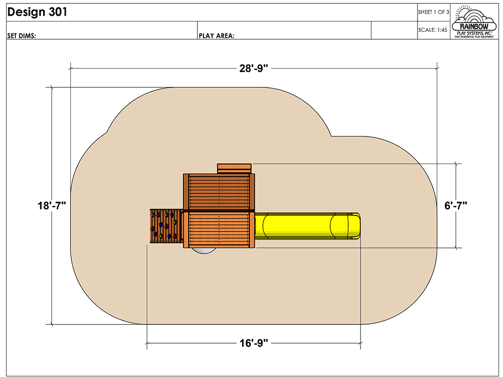 C17 Rainbow Play Village Design 301